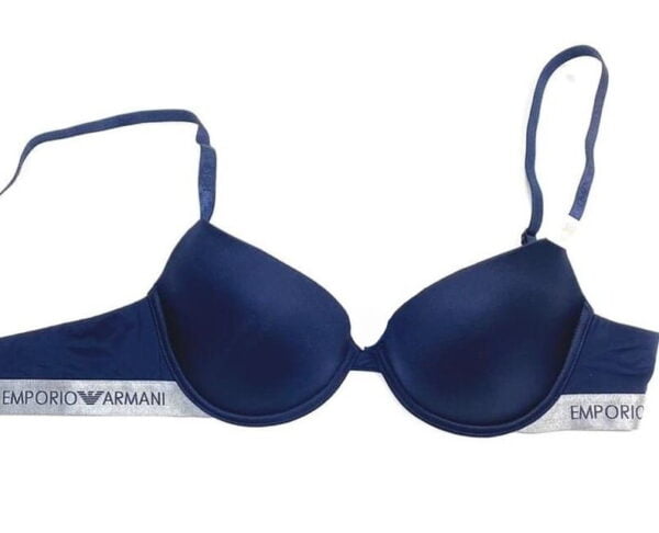 Dámská push-up podprsenka Emporio Armani 164394 jeans