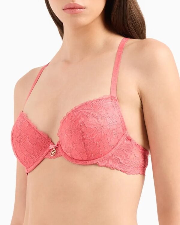 Dámská push-up podprsenka Emporio Armani 167394 4R206 růžová